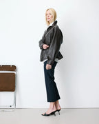Oversized Faux Leather Jacket