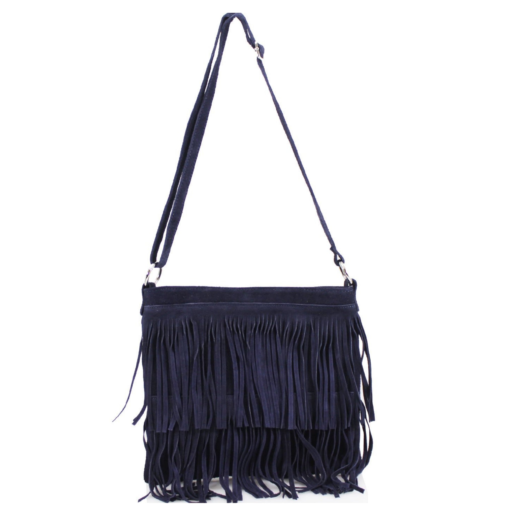 Amazon.com: LUI SUI Women's Fashion Fringed Shoulder Bag Tassel Cross Body  Bags (Black) : Clothing, Shoes & Jewelry