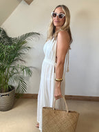 Grecian Halter Neck Dress