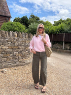 Round Neck Mohair Cardigan