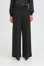 Black Wide Leg Trousers