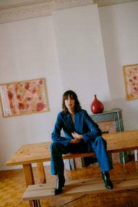 Peacock Blue Corduroy Trousers