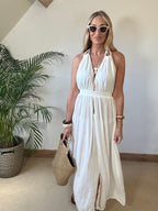 Grecian Halter Neck Dress