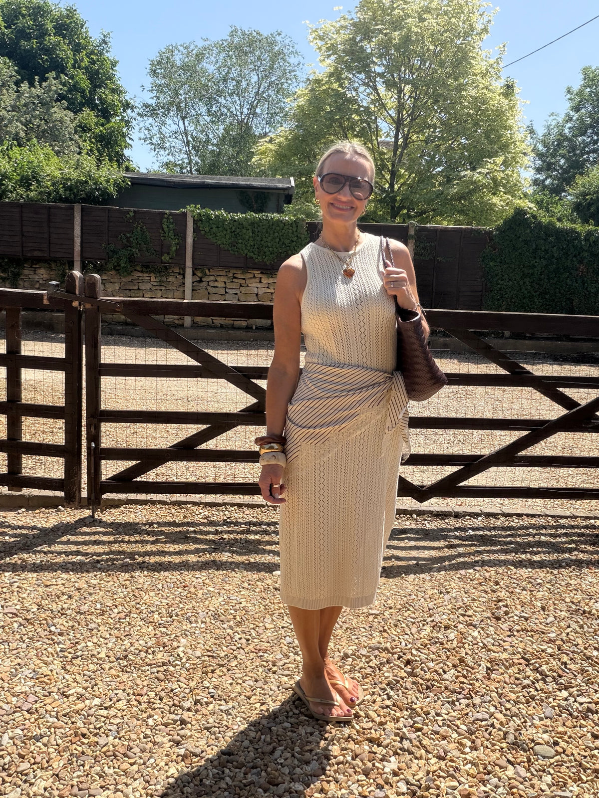 Crochet Midi Dress