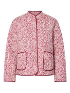 Quilted Jacket - Rose Flower