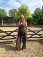 Wide Leg Linen Pants