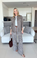 Faux Suede Shirt