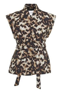 BYDAIMA WAISTCOAT - Leopard Waistcoat