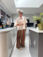 Sheer Puff Sleeve Blouse