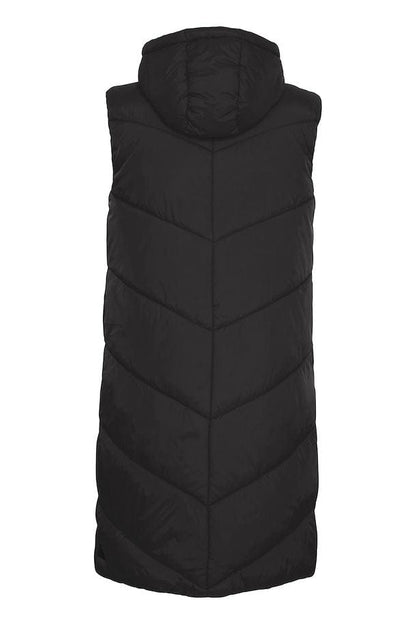 Quilted Gilet - Black