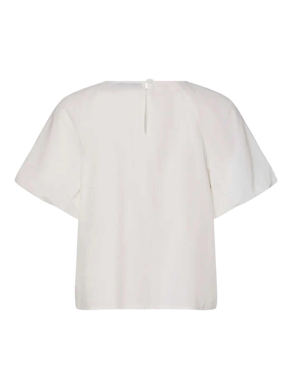 Cotton Top With Puff Sleeves
