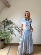 Polka Dot Maxi Skirt