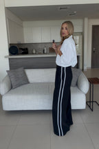 Lace Side Stripe Trousers