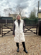 Quilted Gilet - Cream