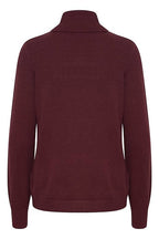 Roll Neck Jumper - Port