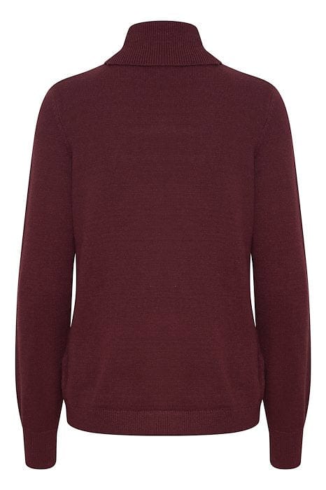 Roll Neck Jumper - Port
