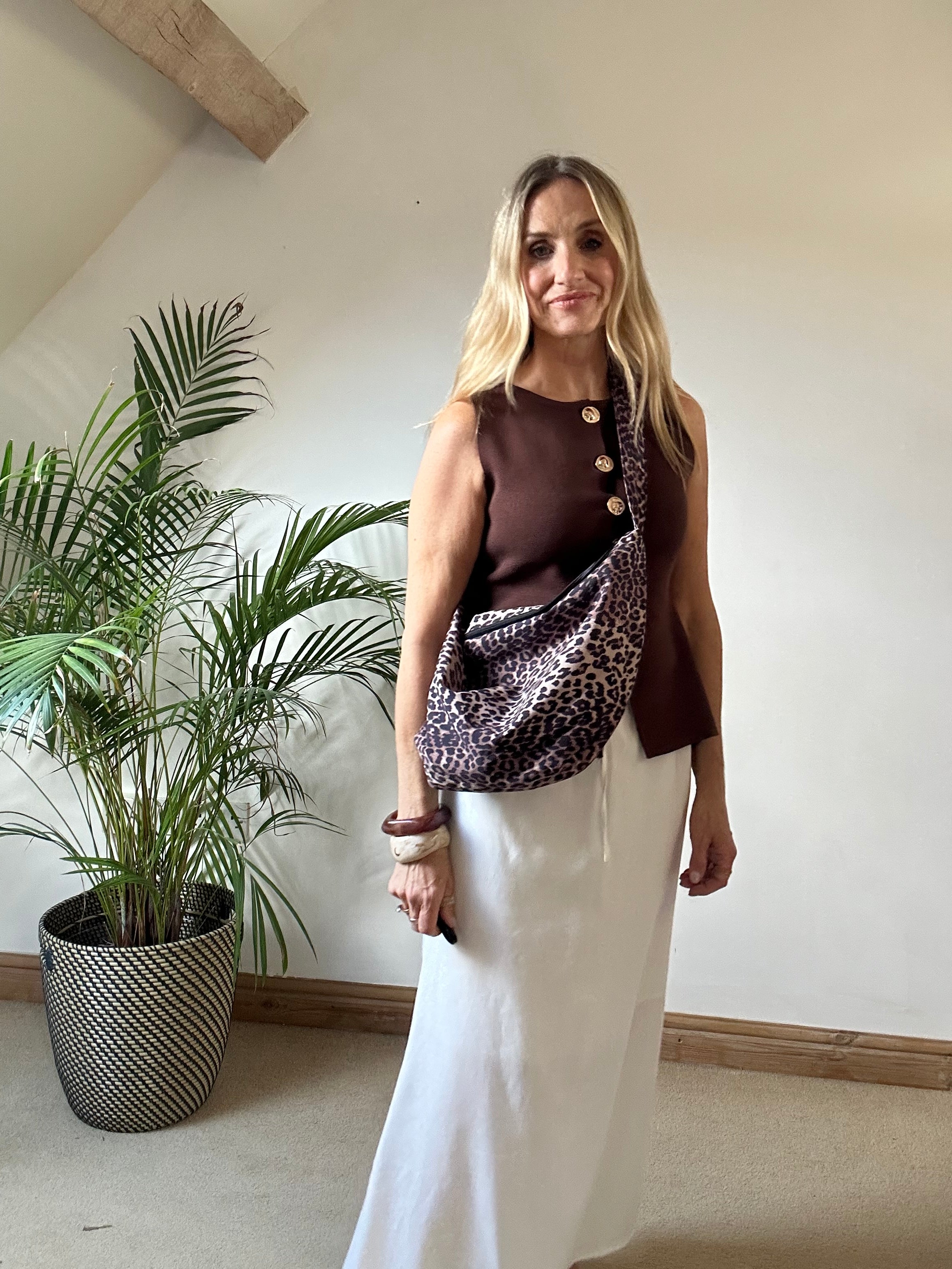 Oversized Fabric Bumbag -