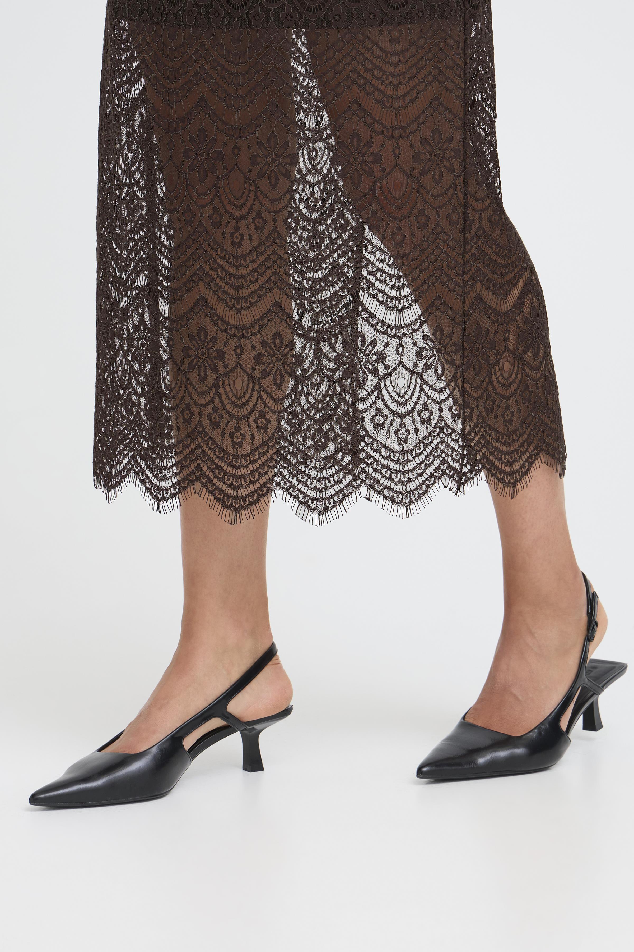 Brown Lace Skirt