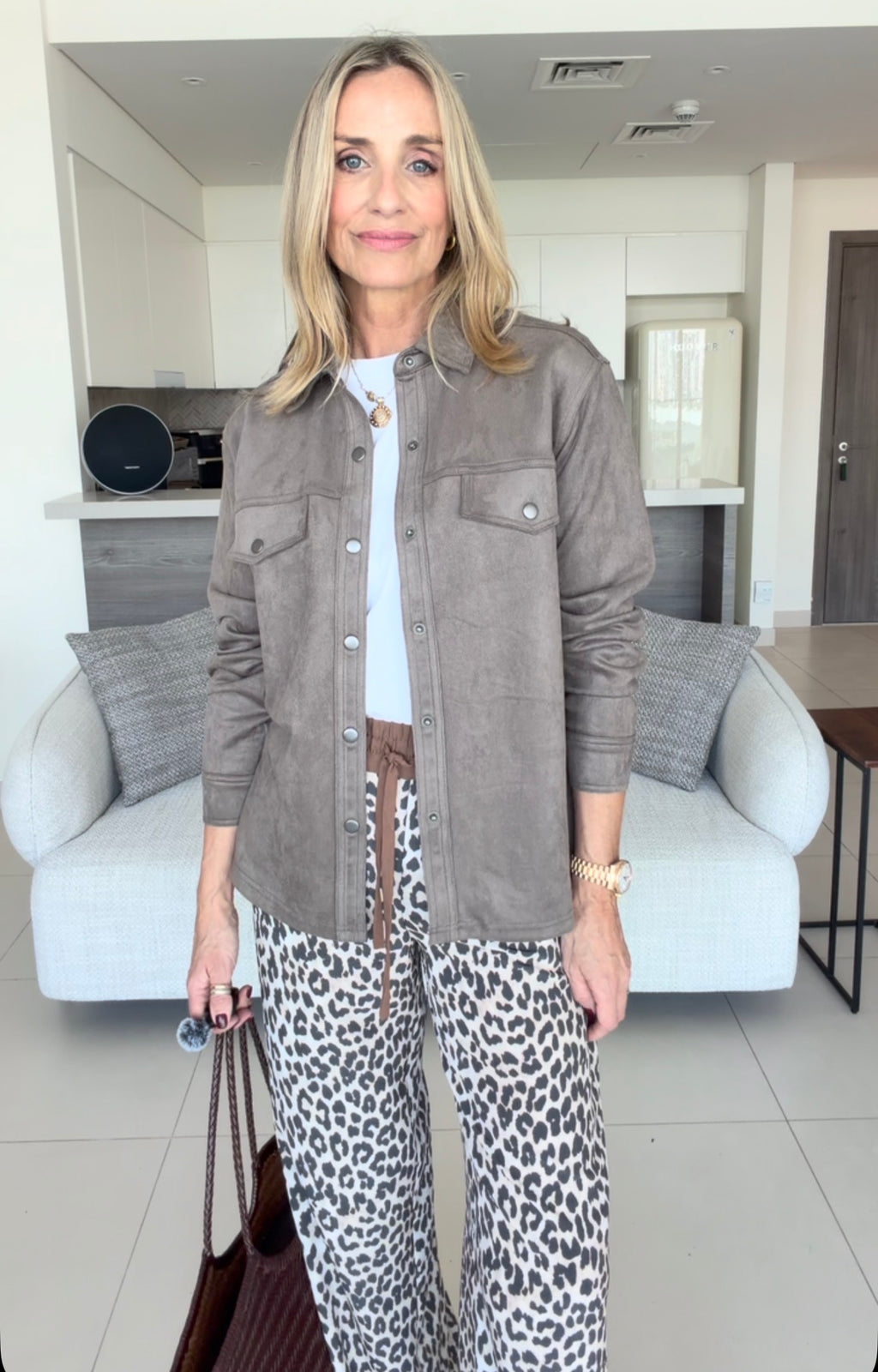 Faux Suede Shirt