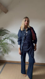 Satin and Lace Asymmetric Dress