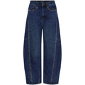 Studded Barrel Jeans - Denim blue