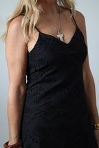 Broderie Anglaise Sundress - Black