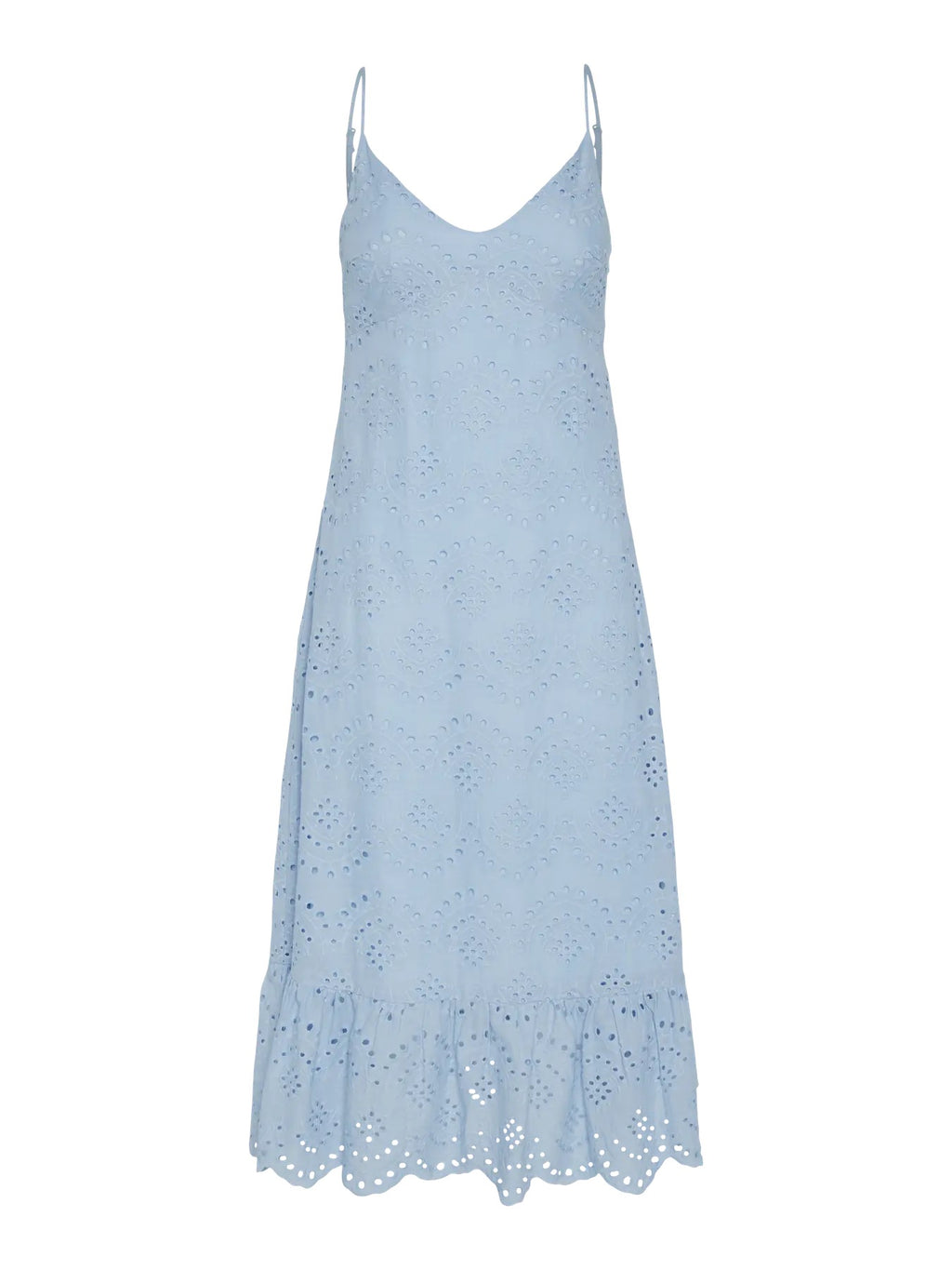 Broderie Anglaise Sundress -  Baby Blue