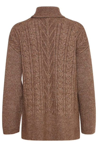 Cable Jumper - Brown