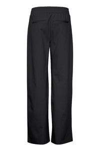 Wide Leg Jersey Trousers