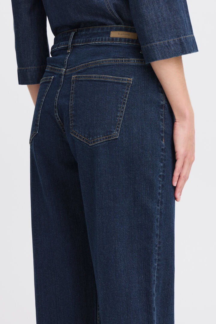 Slim Barrel Leg Jeans - Ink