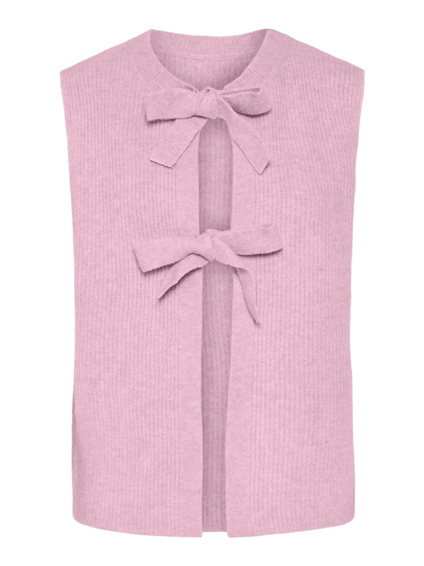 Tie Front Sleeveless Knit