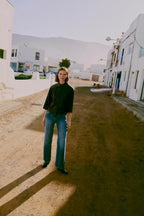 Faux Leather Laser Cut Shirt