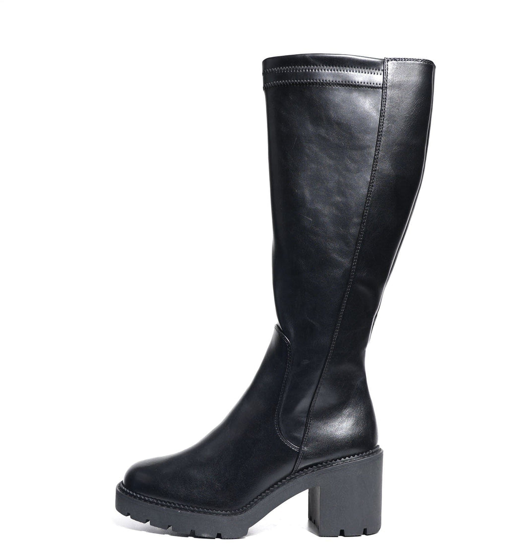 Black Knee High Boots