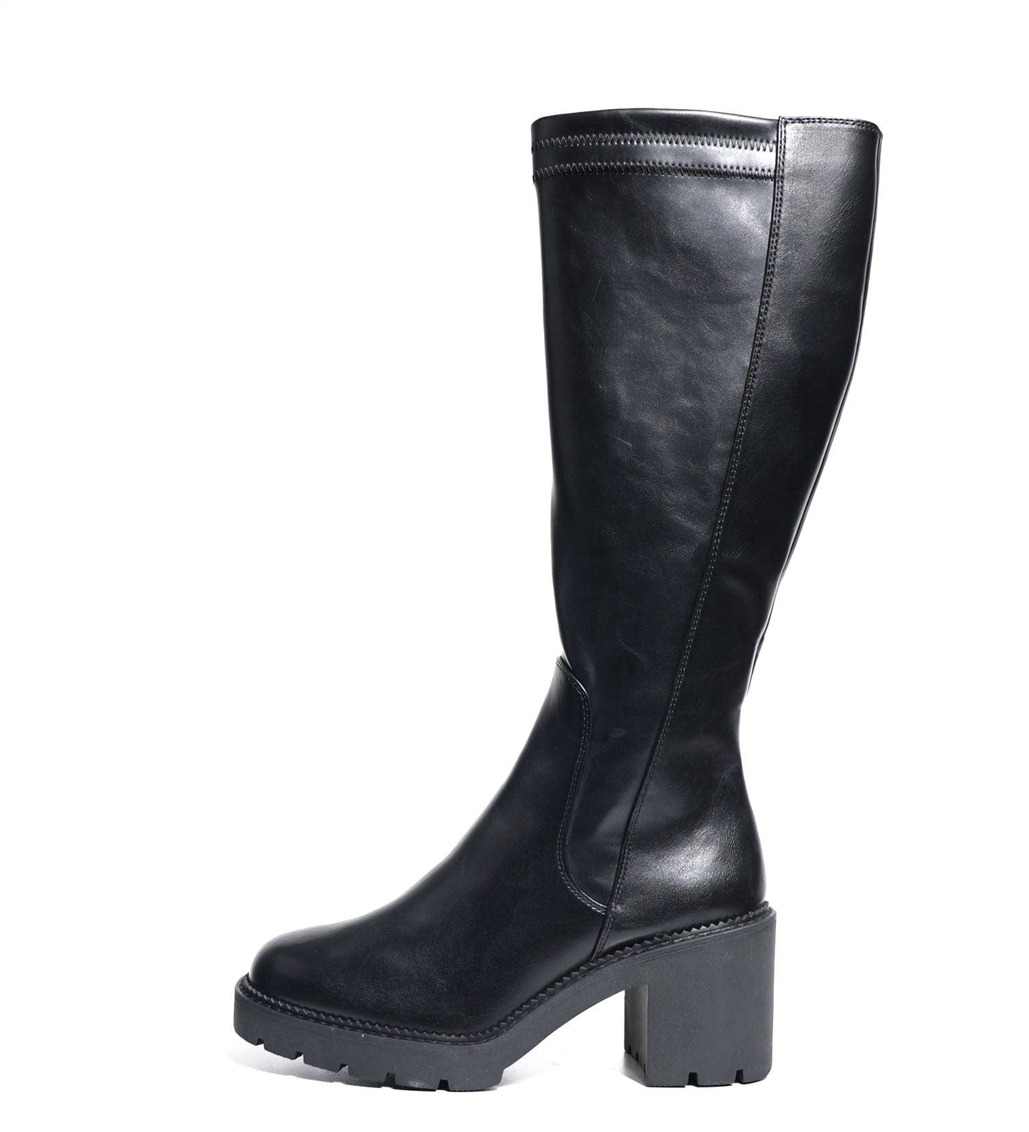 Black Knee High Boots