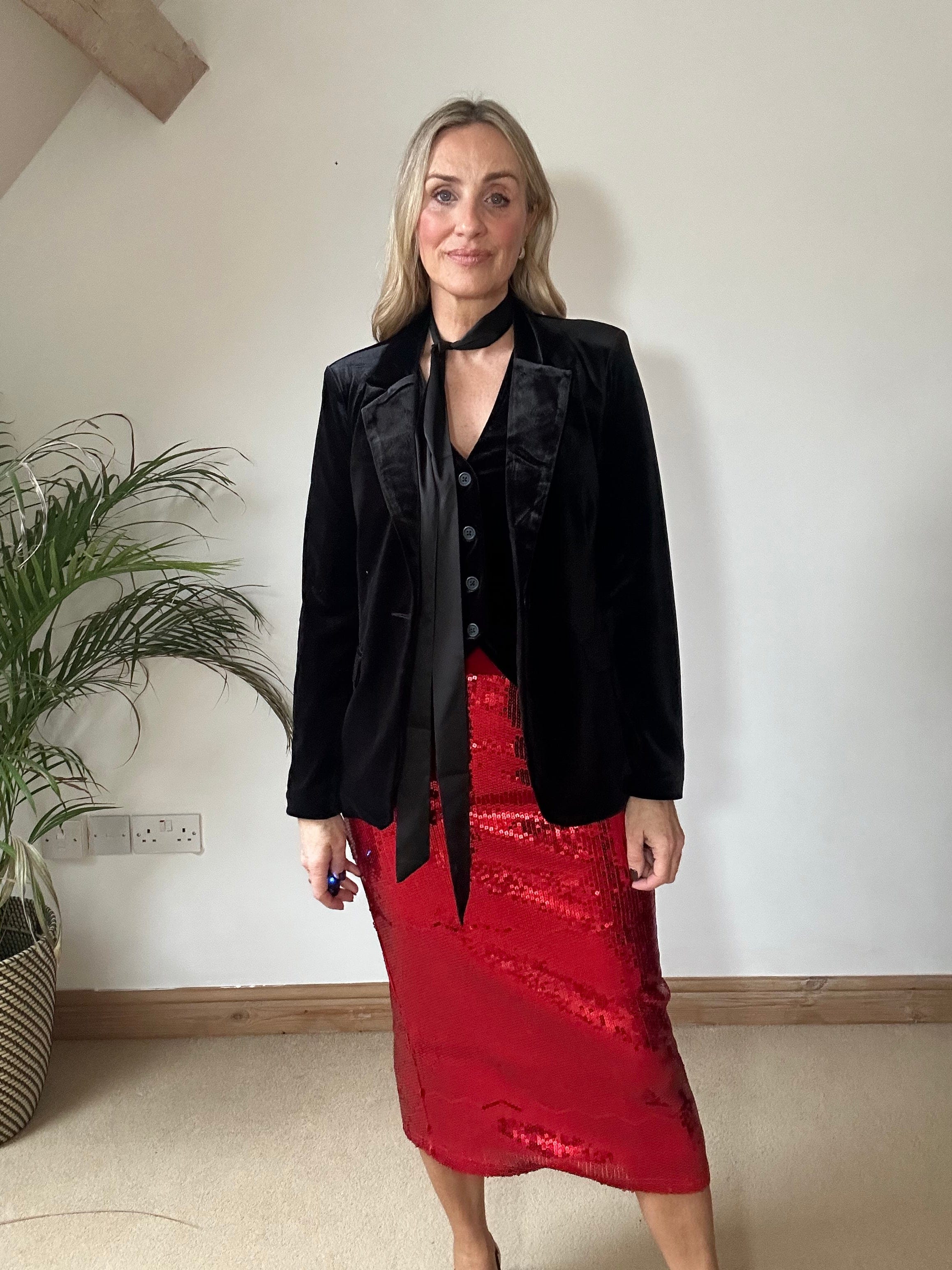 Black Velvet Waistcoat