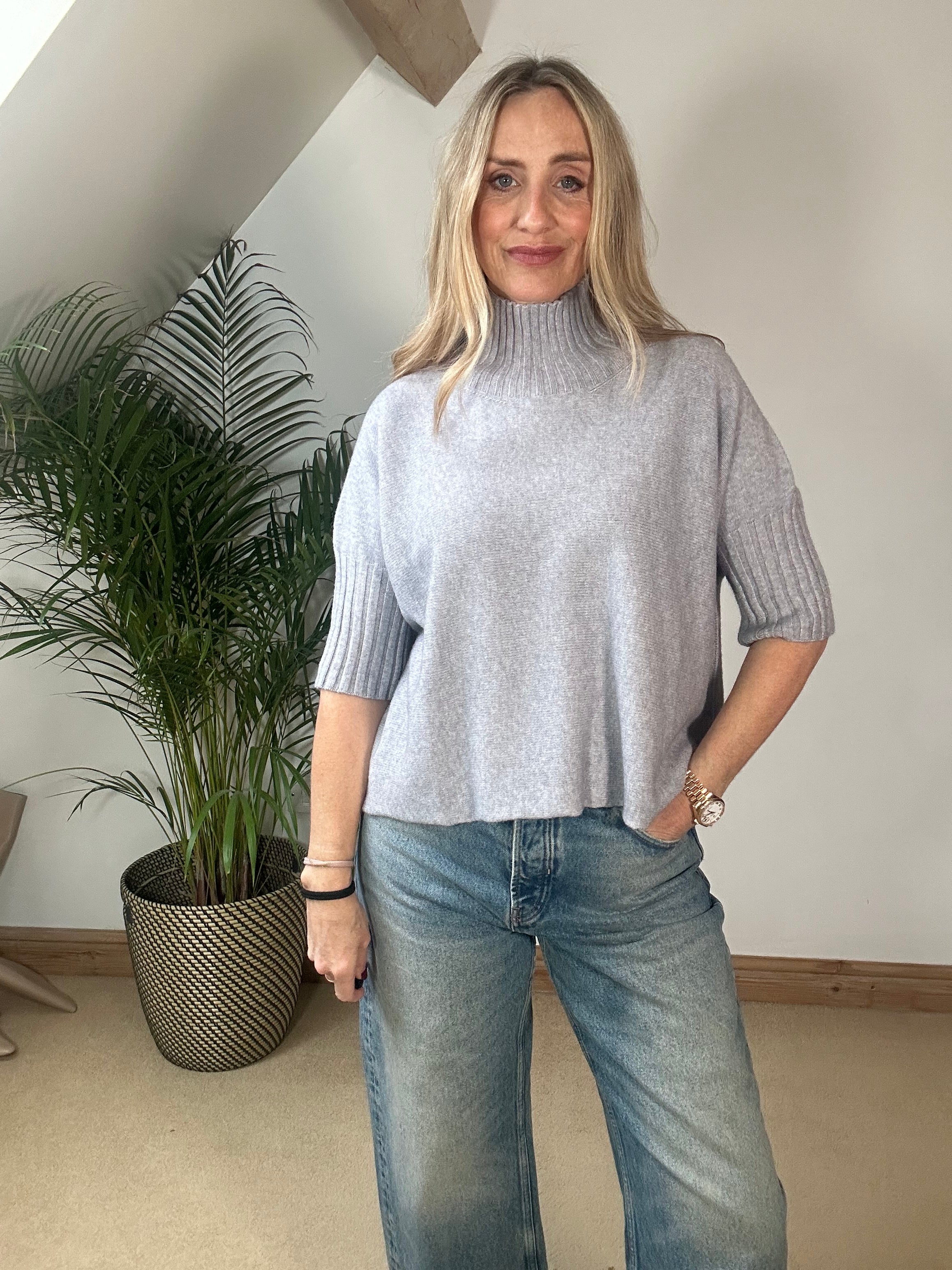 Short Sleeve, Boxy Jumper