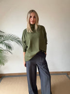 Relaxed Fit Roll Neck Jumper