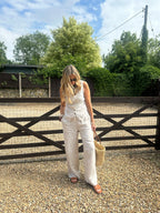 Wide Leg Linen Pants
