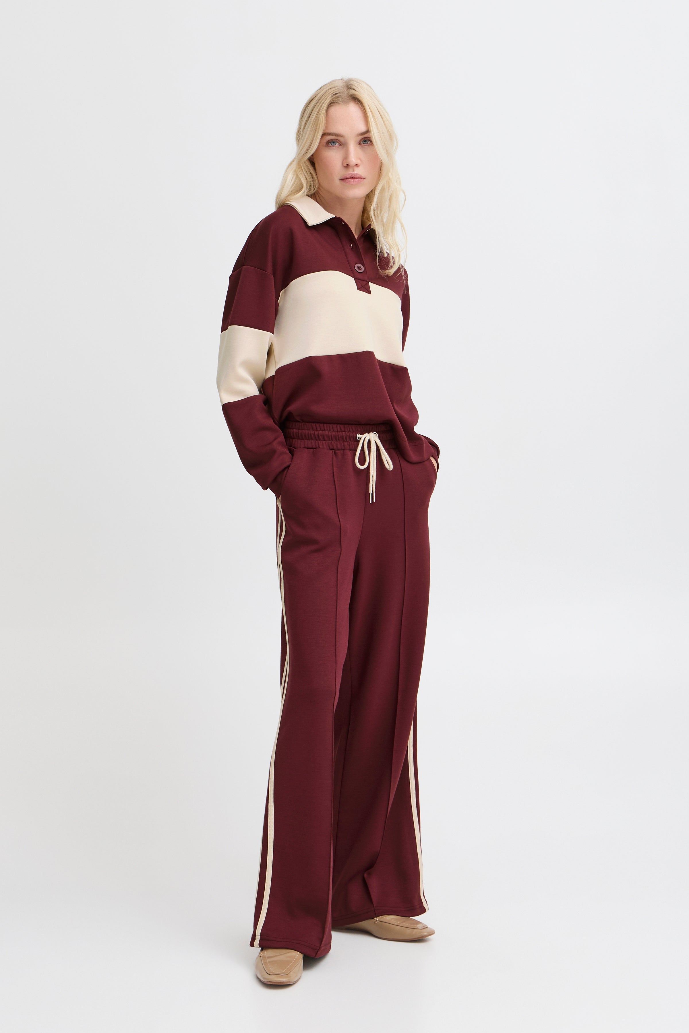 Track Pants with Side Stripe