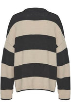 Load image into Gallery viewer, STRIPE JUMPER Black and cream
