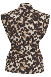 BYDAIMA WAISTCOAT - Leopard Waistcoat