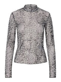 Grey Leopard Print Base Layer