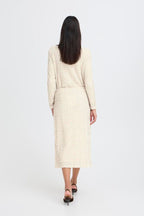 Oatmeal Sequin Skirt