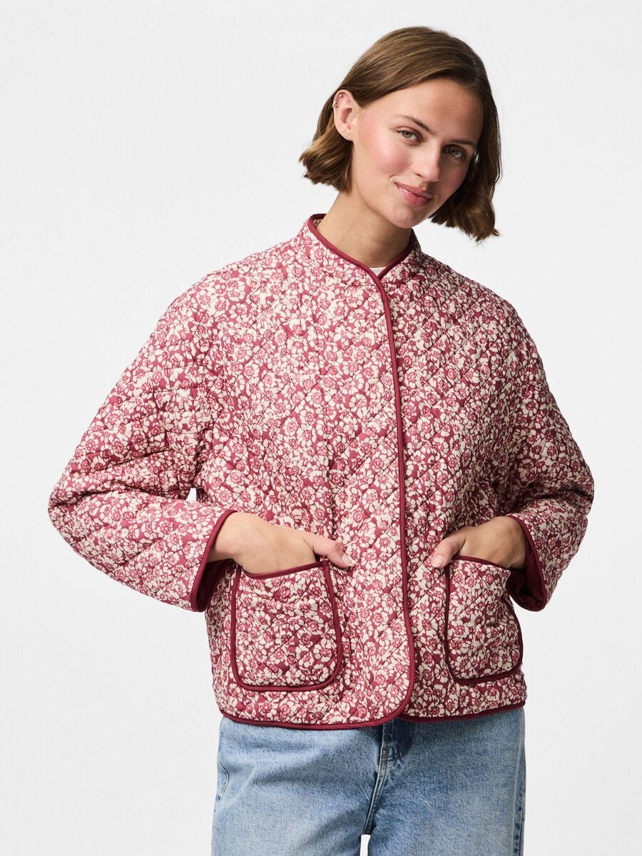 Quilted Jacket - Rose Flower