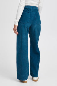 Peacock Blue Corduroy Trousers