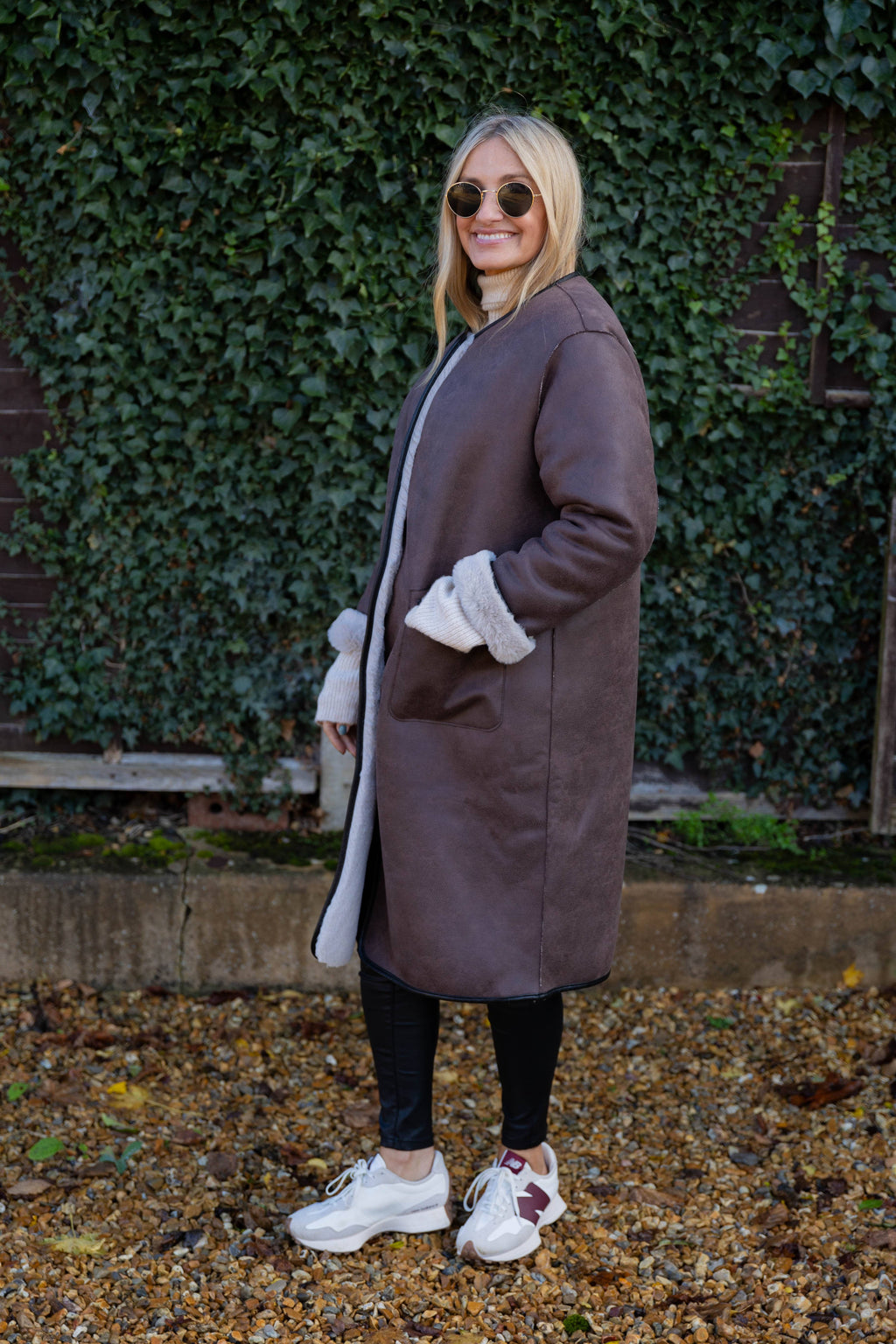 Faux Shearling Coat