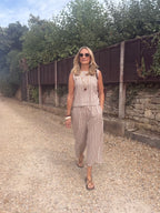 Gingham Linen co-ord