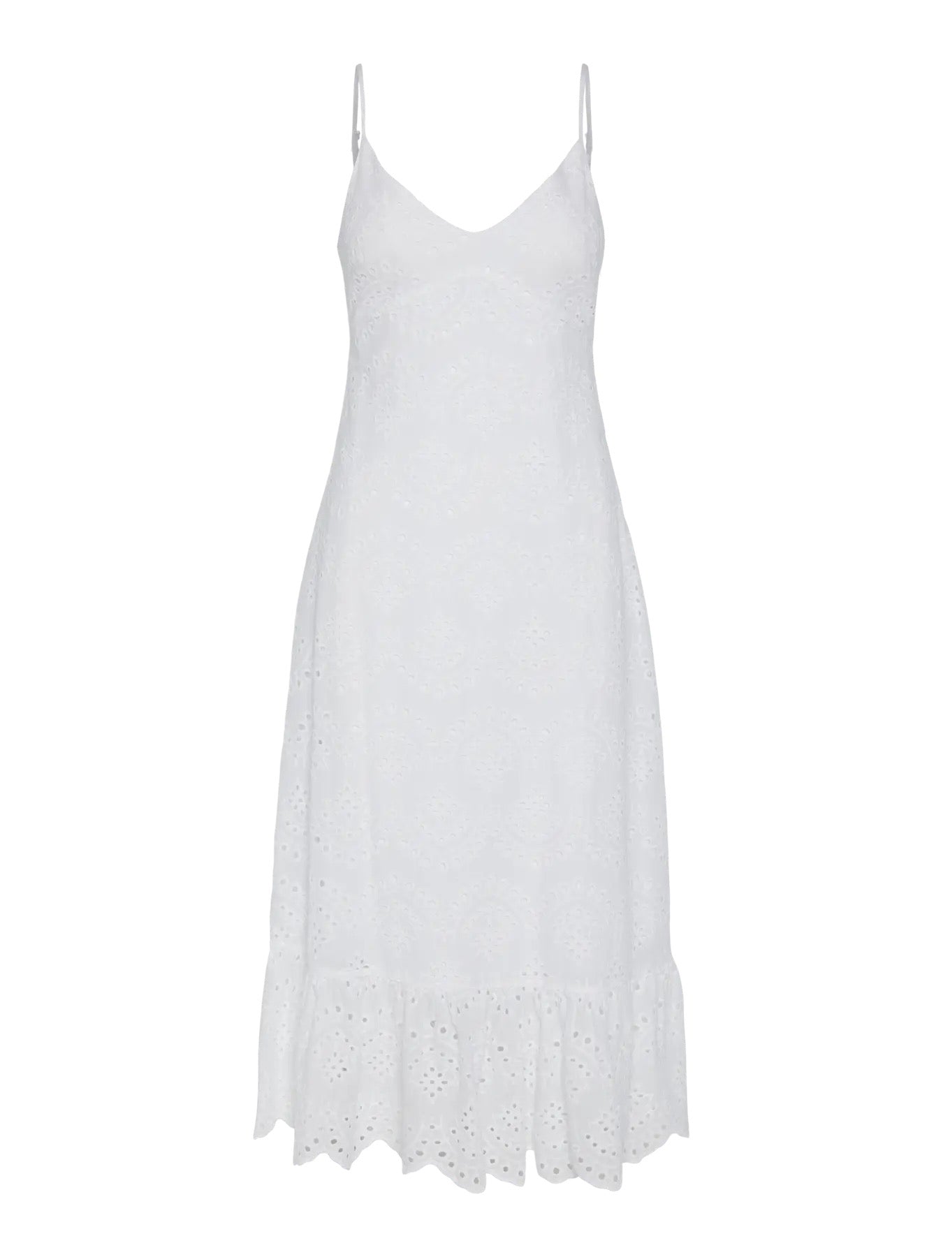 Broderie Anglaise Sundress - White
