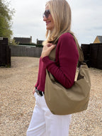 Oversized Fabric Bumbag -
