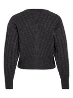 Cable Knit Ankle Length Skirt and Cardigan Co-ord